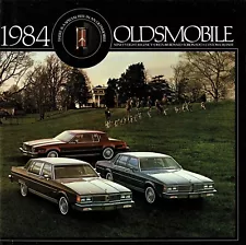 1984 Oldsmobile 98 Regency Delta 88 Royal Toronado Custom Cruiser Sales Brochure