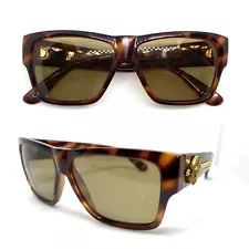 Gianni Versace Mod.372/DM Col.900 TO Brown Gold Vintage Sunglasses Migos 240210