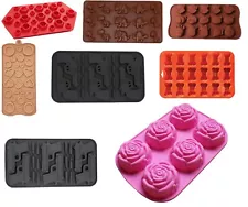 Silicone Mold Chocolate Ice Cube Tray Fondant Molds DIY SOAP Mould Jello Candy