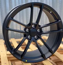 20" 5x115 20x11 Black Rims Fit Dodge Charger R/T SRT Non-Widebody Set 4 On Sale