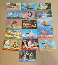 LOT of 23 - DISNEY Animated Movie Gift Cards - NO VALUE