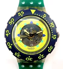 NEW Swatch Scuba Diving 200 Watch MEROU SDK101 with Case & Papers 1990 Vintage