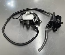 1990 Honda Hawk GT NT650 Front Brake Caliper, Master Cylinder, Hose - TESTED