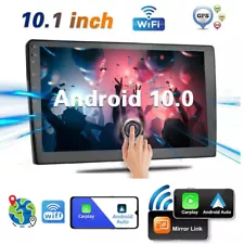 Android 10 10.1" inch Double 2 DIN Car Radio Stereo Quad Core GPS Navi Wifi USA