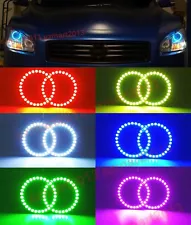 RGB halo ring for Nissan Maxima 09-15 headlight bluetooth Flash DRL angel eye (For: 2009 Nissan Maxima)