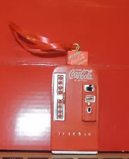 1950' VINTAGE COCA-COLA MACHINE CHRISTMAS ORNAMENT