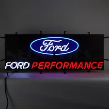 Ford Performance Neon sign Mustang F-150 Garage wall lamp light hand blown glass