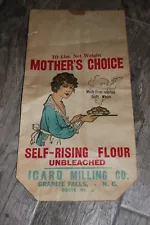 Vintage Mother's Choice Unused Self-Rising Flour Bag 10 Pound Size Icard Milling