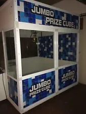 Jumbo prize cube claw machine arcade game