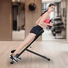 Adjustable Roman Chair Back Extension Machine - Lower Back Hyperextension Bench