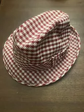 RARE The Original ￼Paul Bear Bryant Hat Signed Facsimile Roll Tide Crimson White