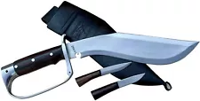 SALE 30% OFF Kukri,11.5" Chhukuri Dou​ble Edge D-Guard Handle Khukuri,EGKH Knife