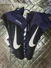 Nike Alpha Menace Pro 2 Football Cleats (BV3945-500) (Purple) Men’s Size 15