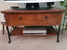 Nice Wood and Metal TV Stand