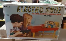 VINTAGE 1969 MARX ELECTRO SHOT SHOOTING GALLERY FACTORY SEALED DECENT OVERALL BX