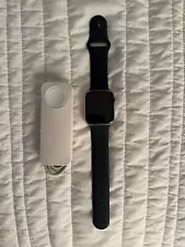 Apple watch series 5 44mm Stainless Steel GPS+Cellular New Black Band