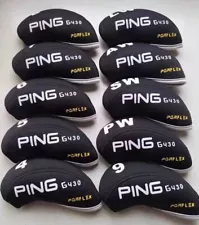 10Pcs Golf Iron Covers Headcover For PING Neoprene