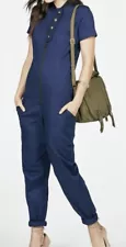 Women’s Just Fab Project Runway Jumpsuit Navy Size XL - New