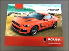 2016 Ford Roush Mustang RS3 Stage 3 1-page Car Sales Brochure Leaflet Card