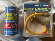 Freeze 12 (Freon 12 without CFC) can + charging stuff