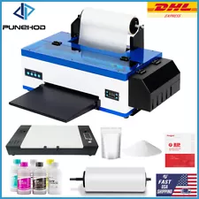 PUNEHOD A3 L1800 DTF Printer Transfer Roll Printer +Oven DIY Dark/Light Clothing