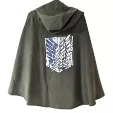 Attack on Titan Survey Corps Cloak USJ Limited One Size Cosplay Costume Used