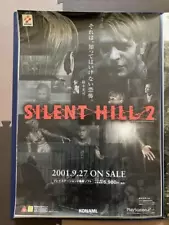 SILENT HILL 2 Not for sale game promotional poster Rare