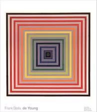 Frank STELLA Letter On The Blind II Abstract Poster 30 x 26