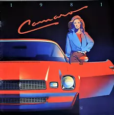 New Listing1981 CHEVROLET CAMARO SALES BROCHURE CATALOG ~ 12 PAGES ~ 11" X 11"