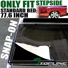 Topline For 1999+ Silverado/Sierra 6.5 Ft Bed Stepside Hidden Snap Tonneau Cover (For: 2002 Chevrolet)