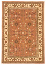 5x8ft Authentic Karastan New Zealand Wool Area Rug Tan Cinnamon Strong Durable 