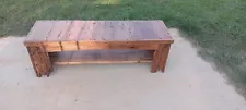 Reclaimed Watermarked Cypress Coffee Table 150 Year Old Cypress Lumber