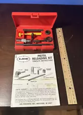 LEE PRECISION PISTOL RELOADING KIT 80042 COMPLETE in Case w/ Instructions