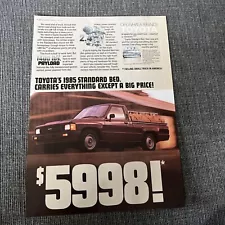 1985 Toyota Standard Bed Pickup Truck Ad $5998!