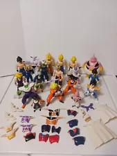 Vintage 1990s Dragon Ball Z Action Figure Lot Plus Accessories