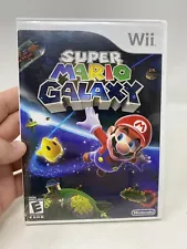 Super Mario Galaxy (Nintendo Wii, 2007) White Label NEW Factory Sealed