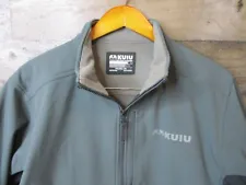Kuiu Rubicon Jacket Mens Large Gunmetal Gray 140G Fleece Lined Softshell Zip