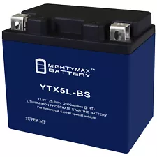 Mighty Max YTX5L-BS Lithium Battery Replaces Honda EZ90 Cub Deep Cycle 1996