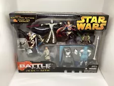 STAR WARS BATTLE PACK JEDI VS SITH FIGURES YODA GRIEVOUS ASAJJ ANAKIN OBI sale