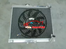 For MAZDA RX7 FC3S RX-7 FC-3S S4 Manual 1986 1987 1988 Aluminum Radiator + FAN