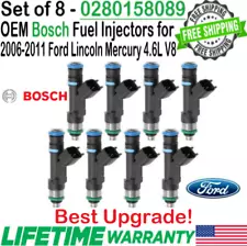 OEM Bosch x8 Best Upgrade Fuel Injectors for 2006-2011 Ford Crown Victoria 4.6L