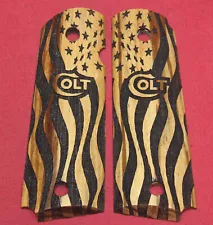 Colt Firearms Full Size 1911 Government / Commander US Flag Grips