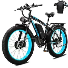 NEW 35MPH 26" E-Bike 48V 23Ah 2000W Dual Motor Electric Bicycle for adults