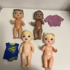 Lot Of 4 HASBRO Baby Alive Dolls 2015-2017