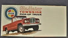 1963-1964 Jeep Gladiator Townside Pickup Truck Brochure Excellent Original