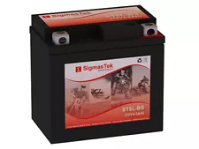 Walmart ES5L-BS Motorcycle Battery (Replacement) by SigmasTek (80CCA)