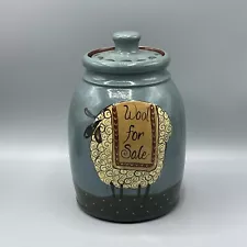 New ListingRARE Eldreth Pottery Redware Crock Sheep “Wool For Sale” Signed 2009 PA Folk Art