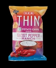 Thin Ghost Pepper Ranch Potato Chips ð¥HOTð¥ 9oz Bag