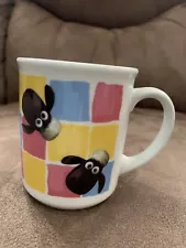 Vintage Wallace & Gromit Shaun the Sheep Mug Churchill 1989