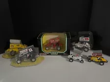 Lot of 6 Die Cast Sprint Cars Variety